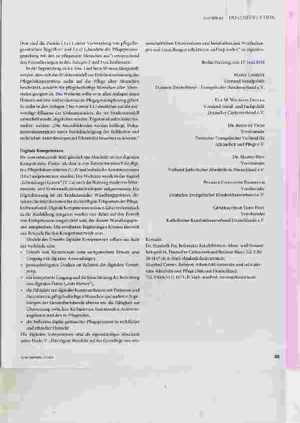 Vorschauseite 5: Ausbildungsund Prüfungsverordnung für Pflegeberufe: noch Änderungen erforderlich