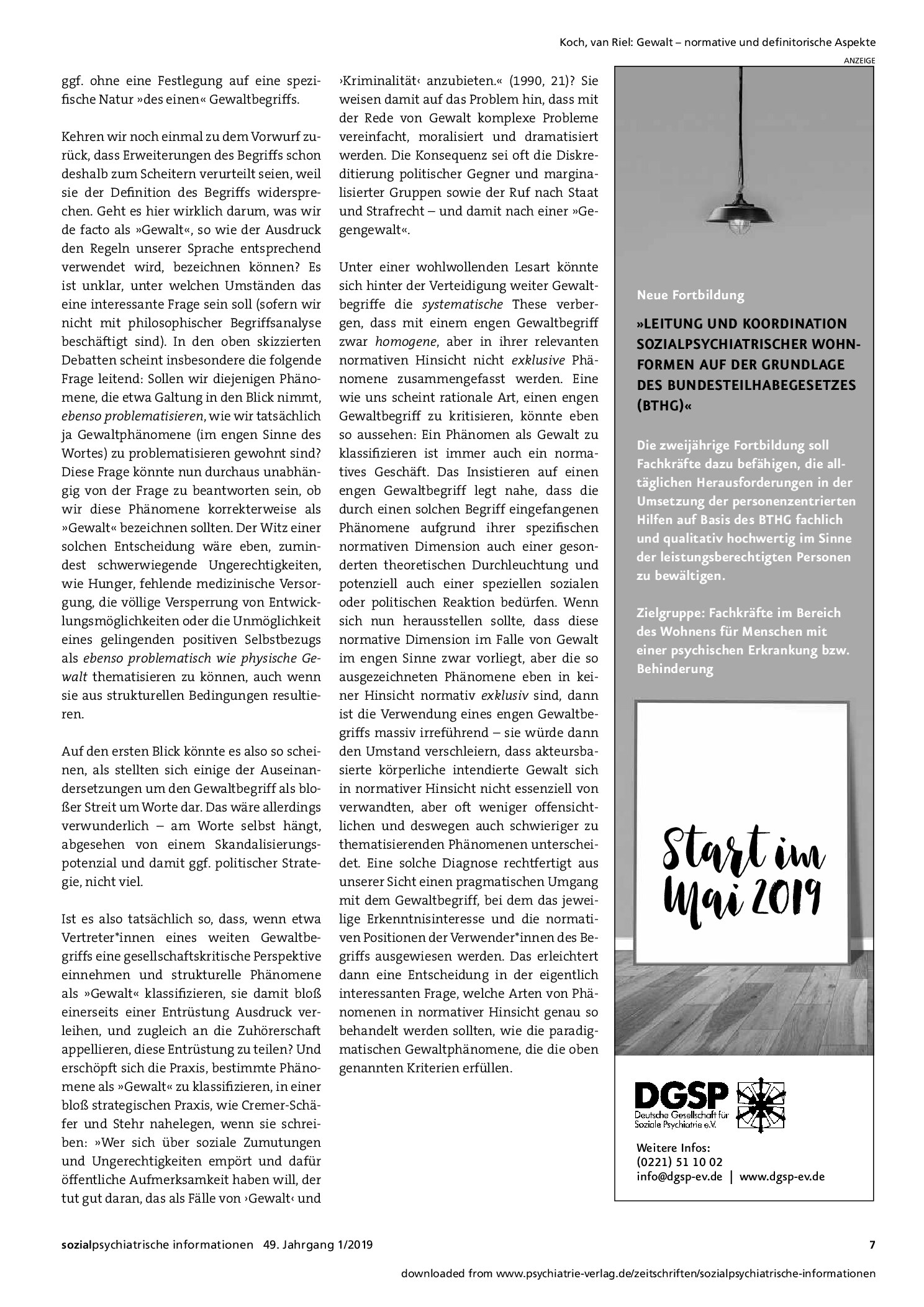 Vorschauseite 4: Gewalt – normative und definitorische Aspekte