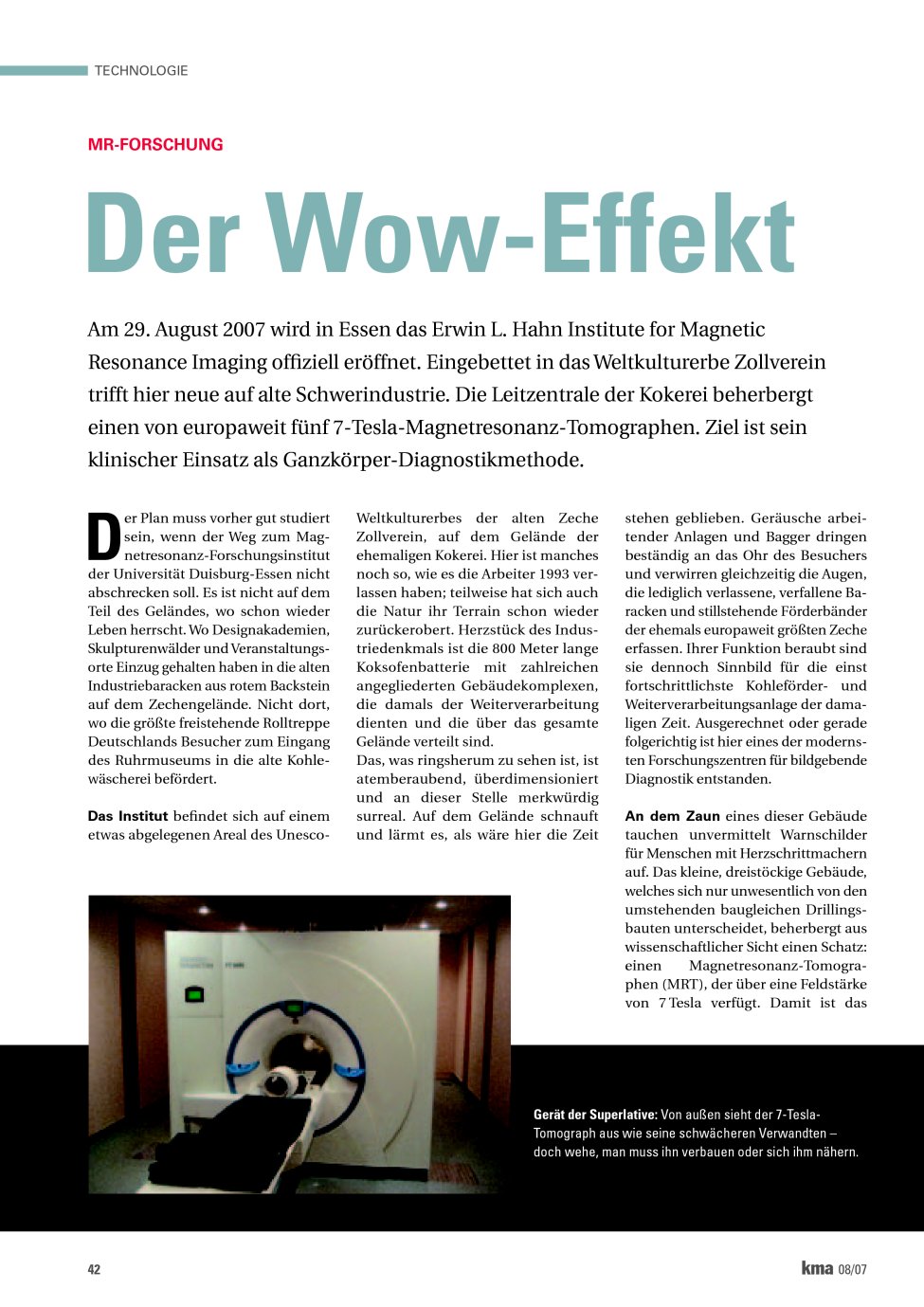 Vorschauseite 1: Der Wow-Effekt