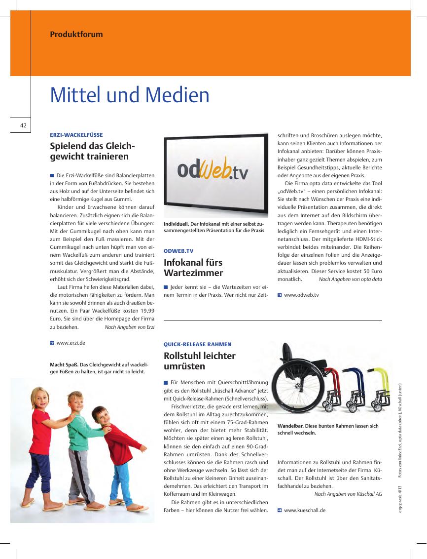 Vorschauseite 1: Mittel und Medien