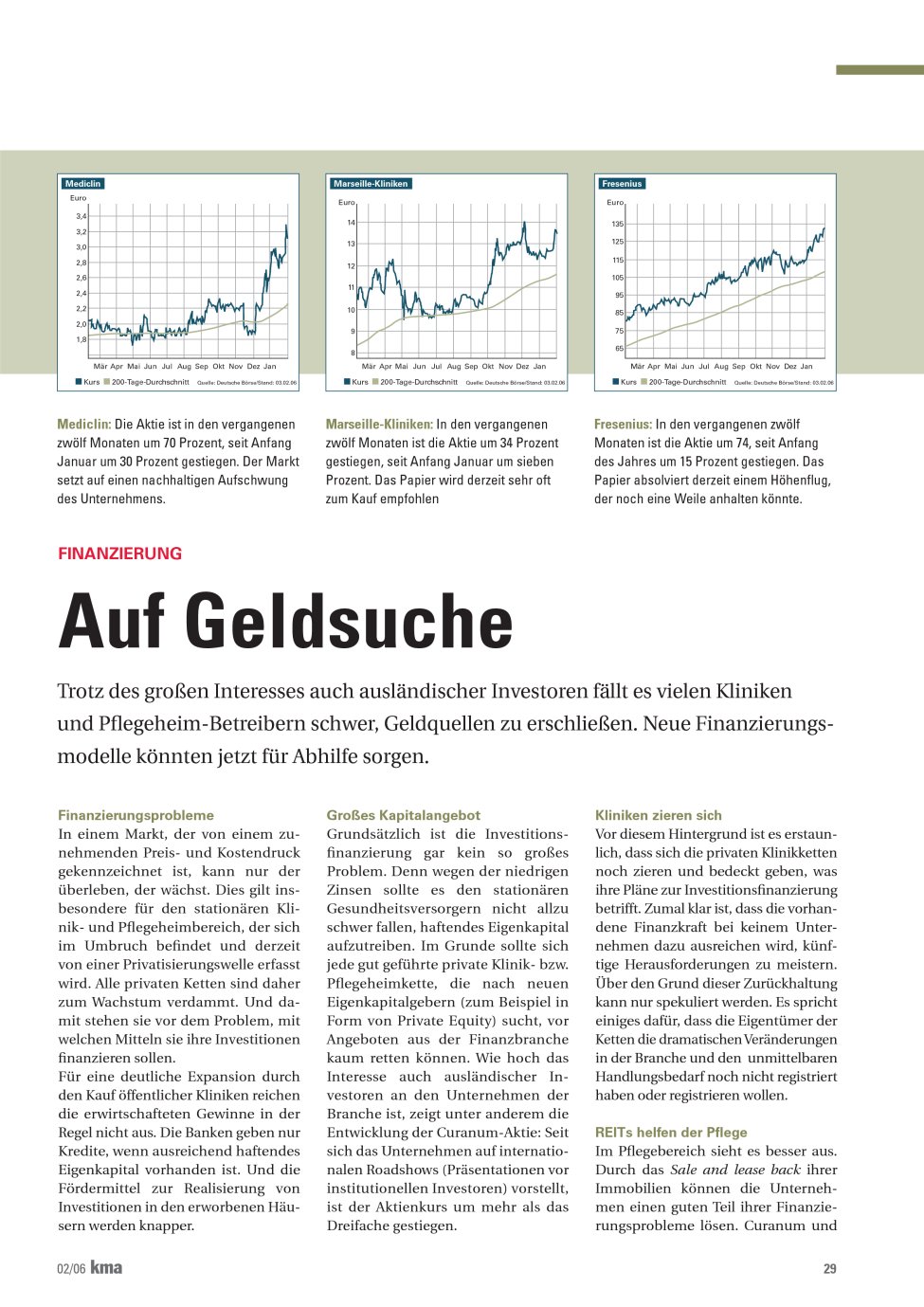 Vorschauseite 1: Auf Geldsuche