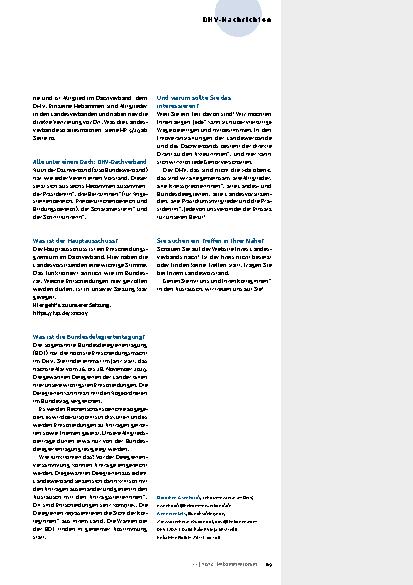 Vorschauseite 4: Dafür haben Sie ja uns Teil 9 Wer hat hier das Sagen? Entscheidungswege im DHV und in den Landesverbänden.