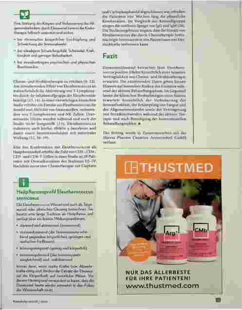 Vorschauseite 3: Eleutherococcus senticosus in der Krebsbehandlung