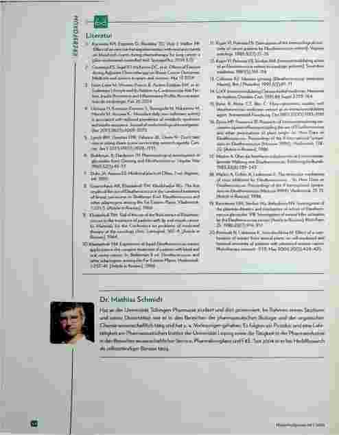 Vorschauseite 4: Eleutherococcus senticosus in der Krebsbehandlung