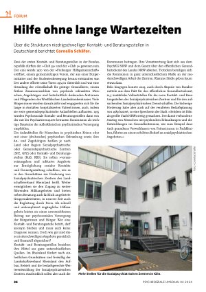 Vorschauseite 1: Hilfe ohne lange Wartezeiten