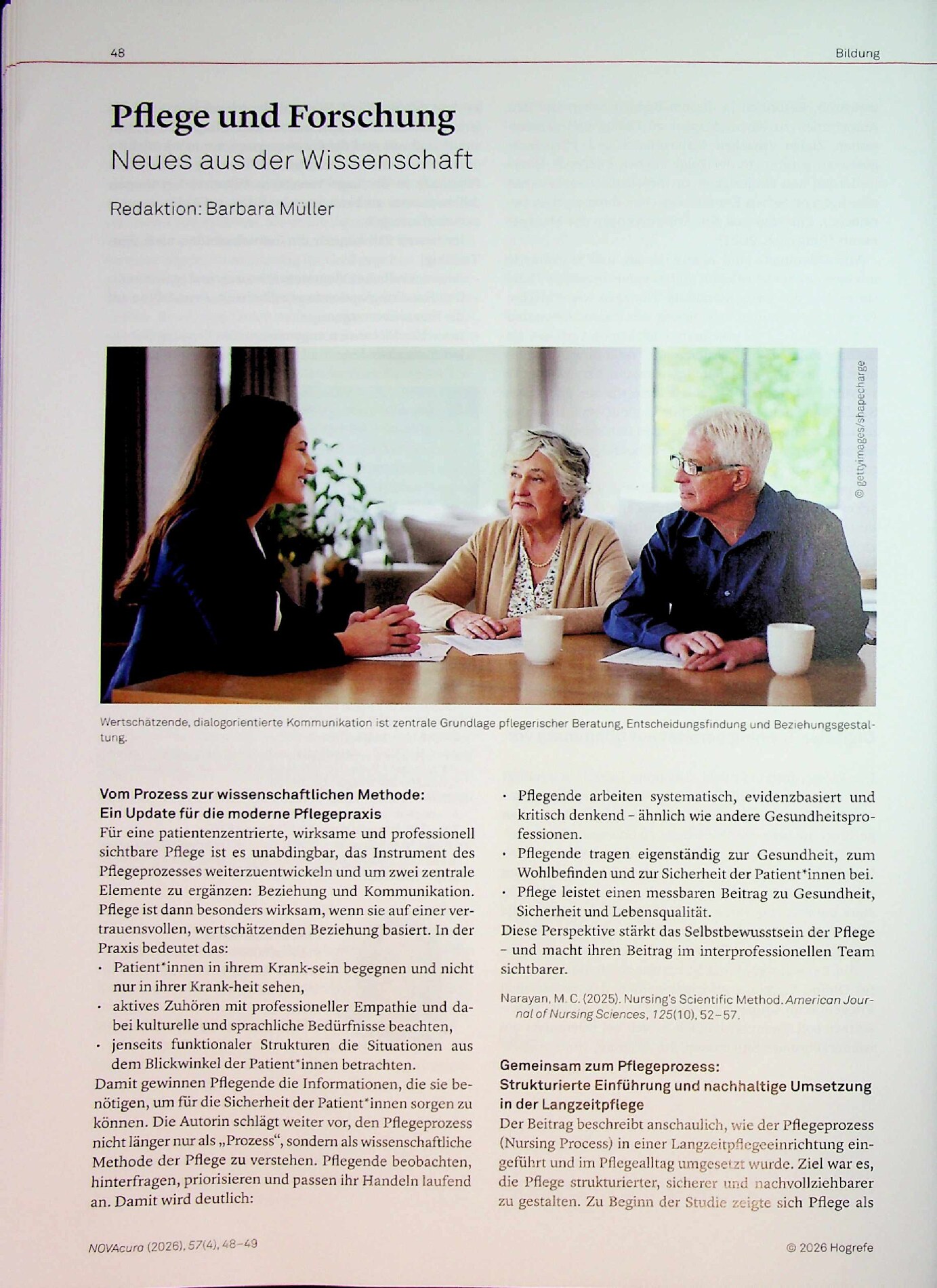 Vorschauseite 1: Der Pflegeprozess – denken, handeln, Sicherheit schaffen