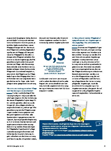 Vorschauseite 2: Pflege in den eigenen vier Wänden: So bekommen Sie Unterstützung
