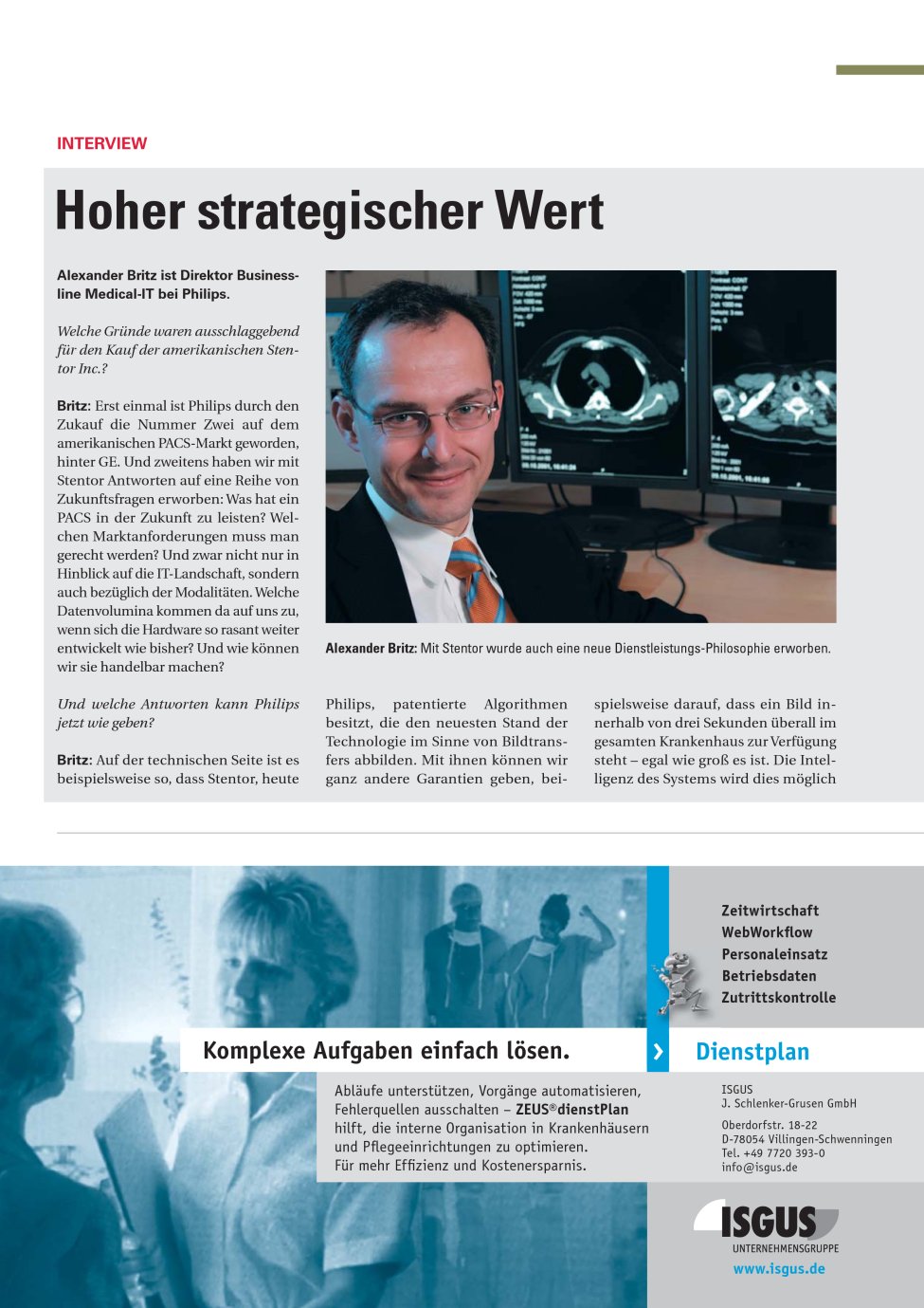 Vorschauseite 1: Hoher strategischer Wert