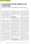 Vorschauseite 1: So entwickeln sich die Gehälter in der Ergotherapie.