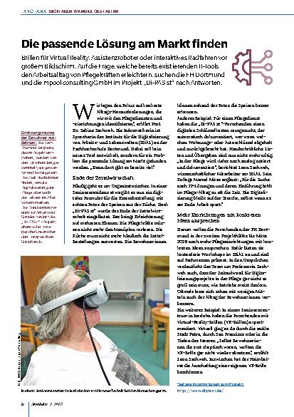 Vorschauseite 1: Die passende Lösung am Markt finden