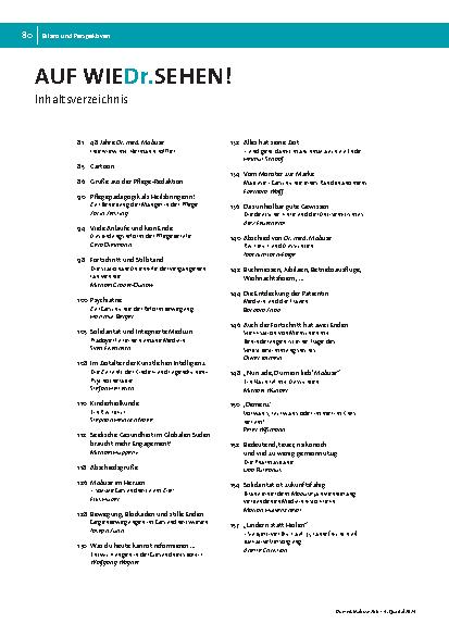 Vorschauseite 2: Dr. med. Mabuse sagt auf WieDer. sehen.