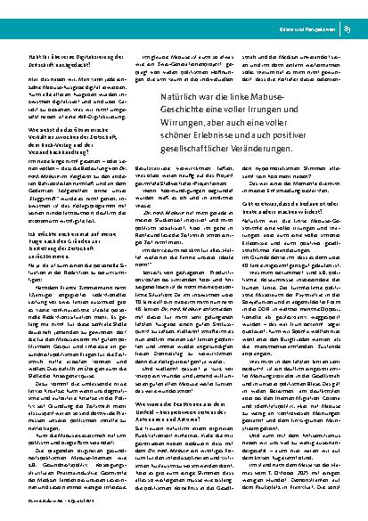 Vorschauseite 5: Dr. med. Mabuse sagt auf WieDer. sehen.