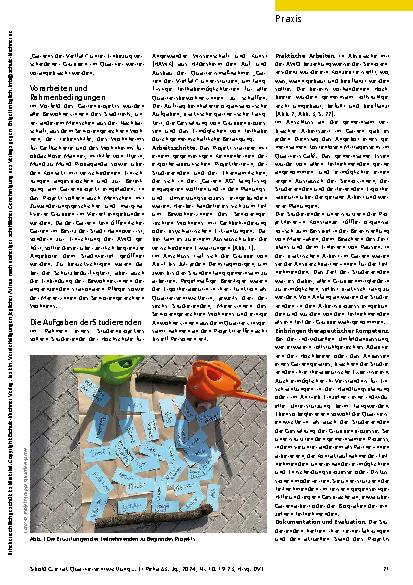 Vorschauseite 3: Erfahrungen von Studierenden bei der teilhabefördernden Mitgestaltung des „Gartens der Vielfalt“