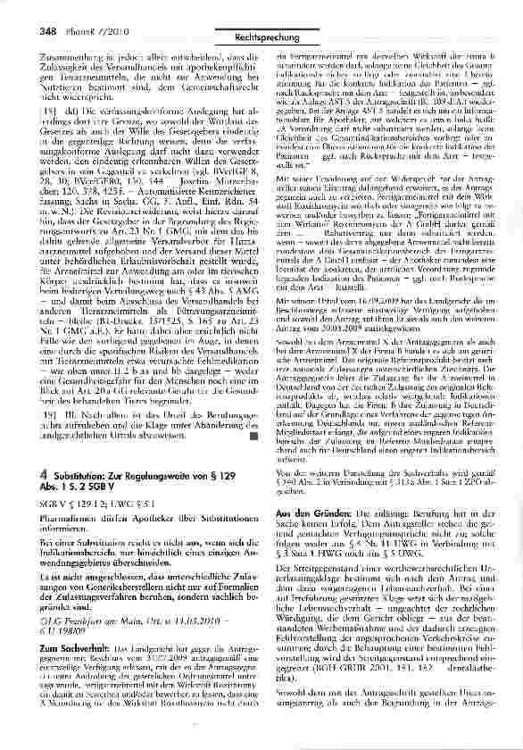Vorschauseite 4: Verbot des Versandhandels mit Tierarzneimitteln AMG§43;GG Art. 12, 20a