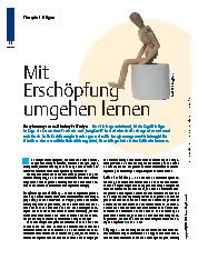 Vorschauseite 1: Mit Erschöpfung umgehen lernen