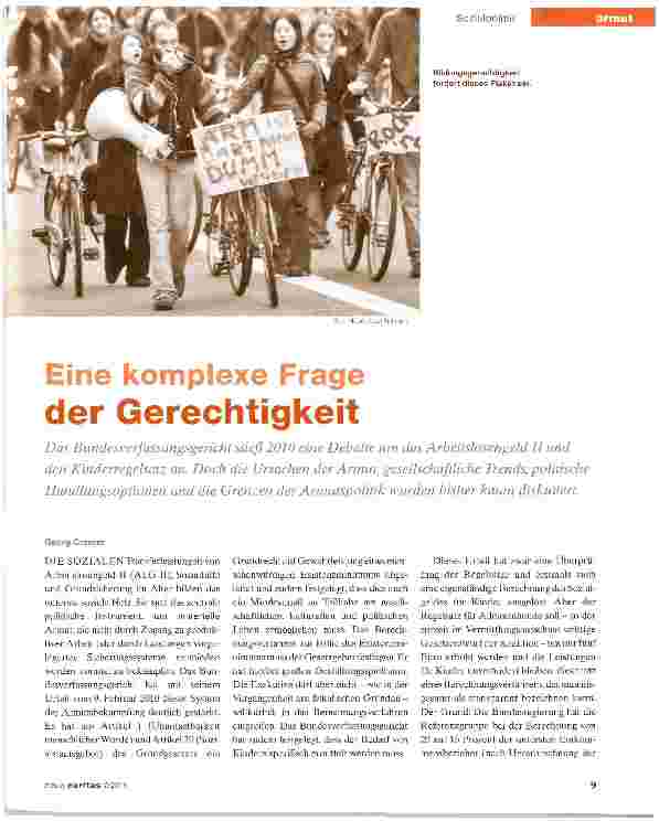 Vorschauseite 1: Eine komplexe Frage der Gerechtigkeit