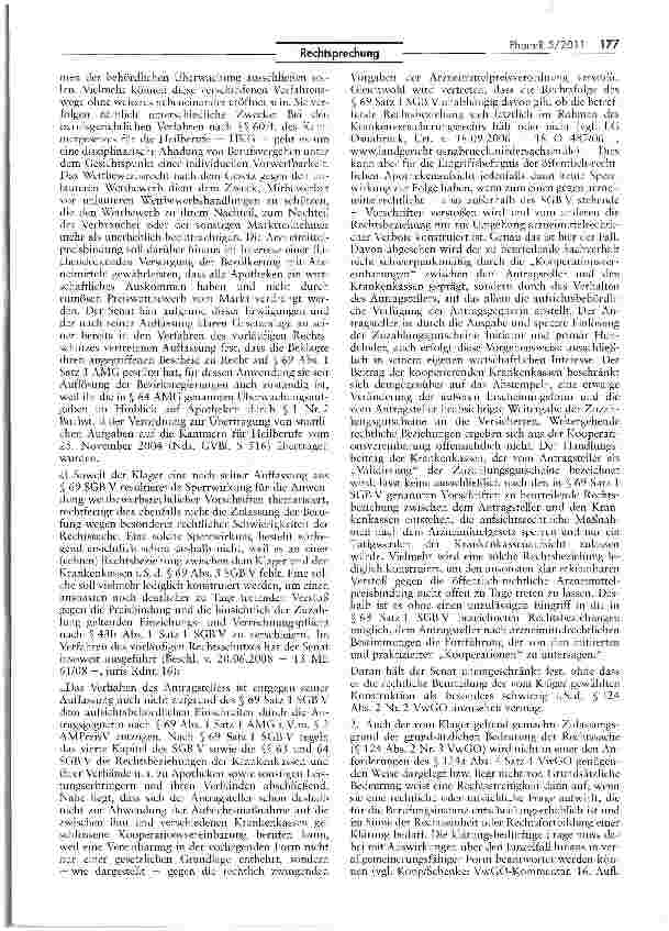 Vorschauseite 5: Verstoß gegen Arzneimittelpreisbindung (Zuzahlungsgutscheine)