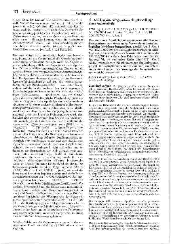 Vorschauseite 6: Verstoß gegen Arzneimittelpreisbindung (Zuzahlungsgutscheine)