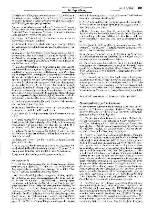 Vorschauseite 2: Überprüfung der Einhaltung des Lebensmittel-und Futtermittelrechts