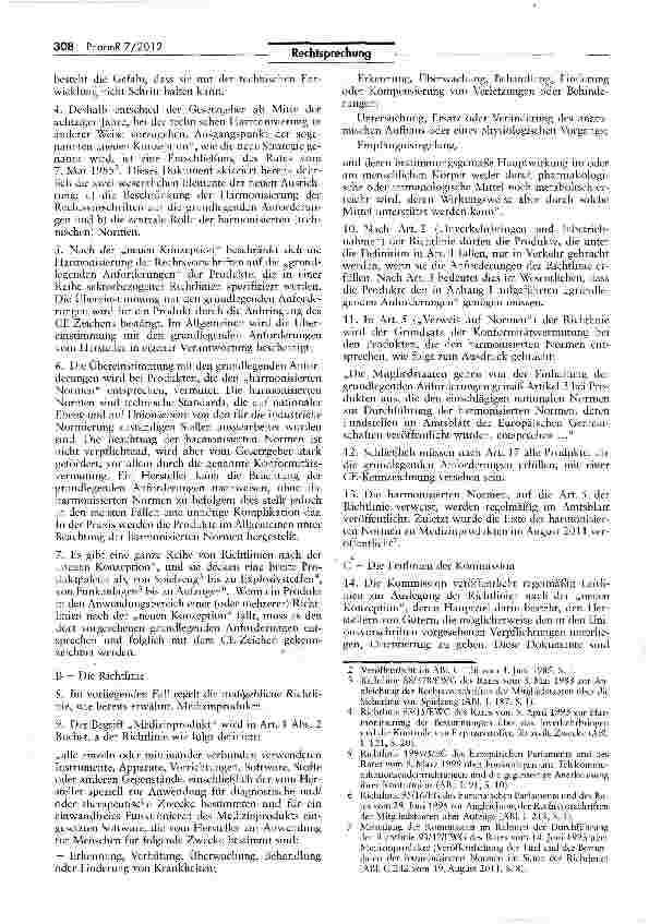 Vorschauseite 2: Begriff „Medizinprodukt - Nicht für den medizinischen Gebrauch bestimmtes Produkt