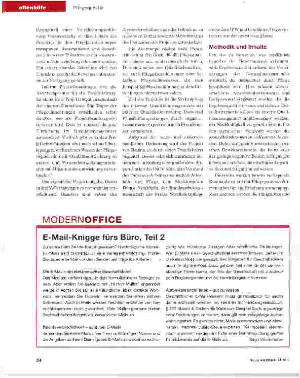Vorschauseite 2: Das bewerten, was beim Bewohner ankommt