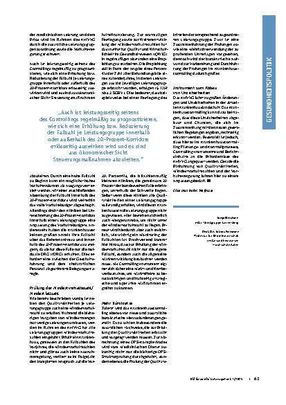 Vorschauseite 3: Das Krankenhausversorgungsverbesserungsgesetz (KHVVG) Anforderungen an das Krankenhauscontrolling