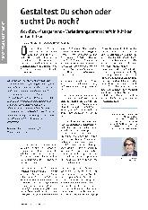 Vorschauseite 1: Gestaltest du schon oder suchst du noch?