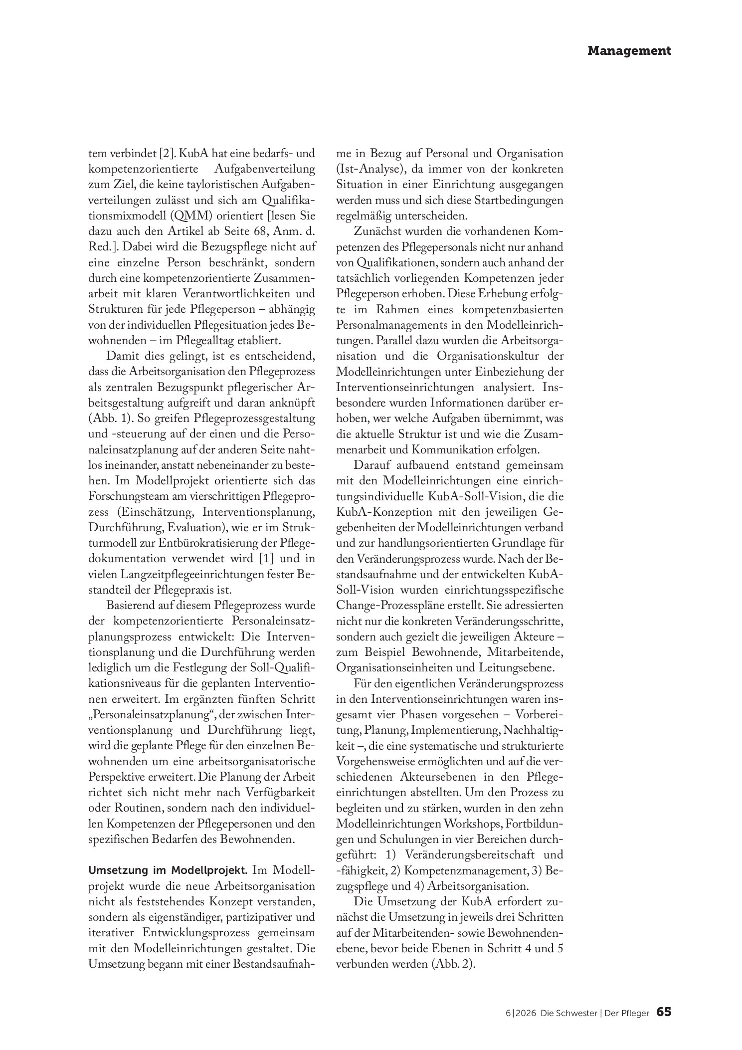Vorschauseite 4: Weg von der Quote, hin zur Kompetenz