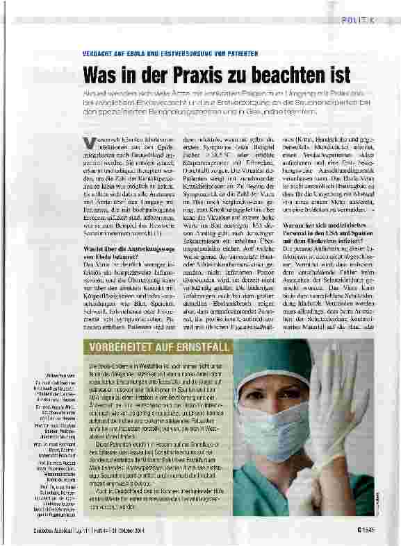 Vorschauseite 1: Was in der Praxis zu beachten ist
