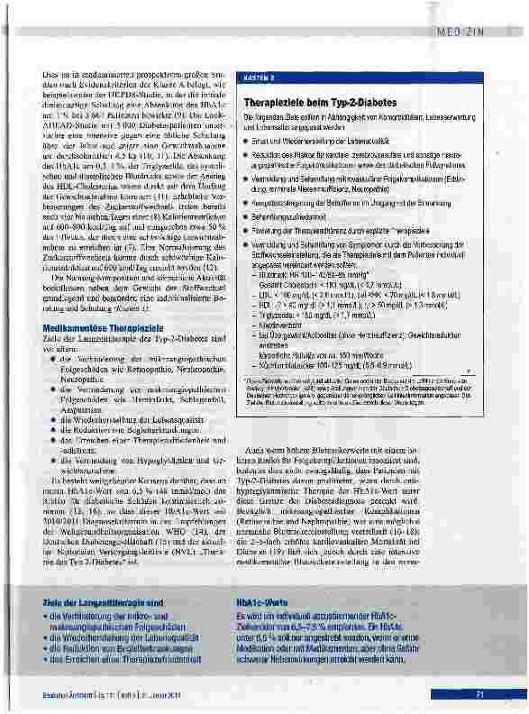 Vorschauseite 3: Therapie des Diabetes mellitus Typ 2