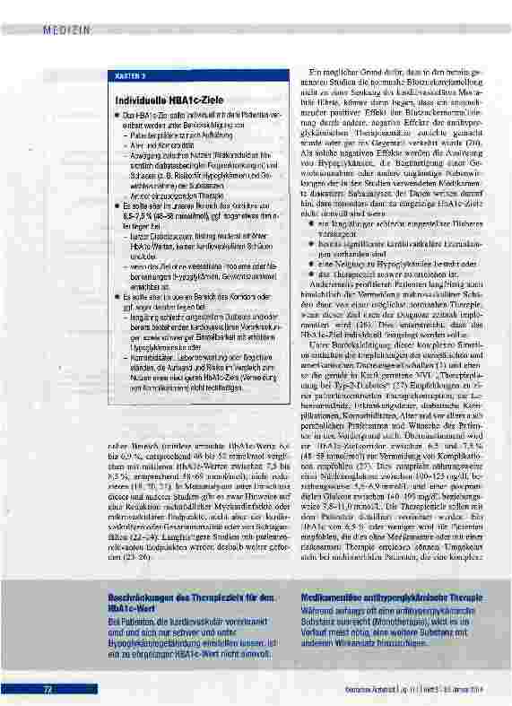 Vorschauseite 4: Therapie des Diabetes mellitus Typ 2
