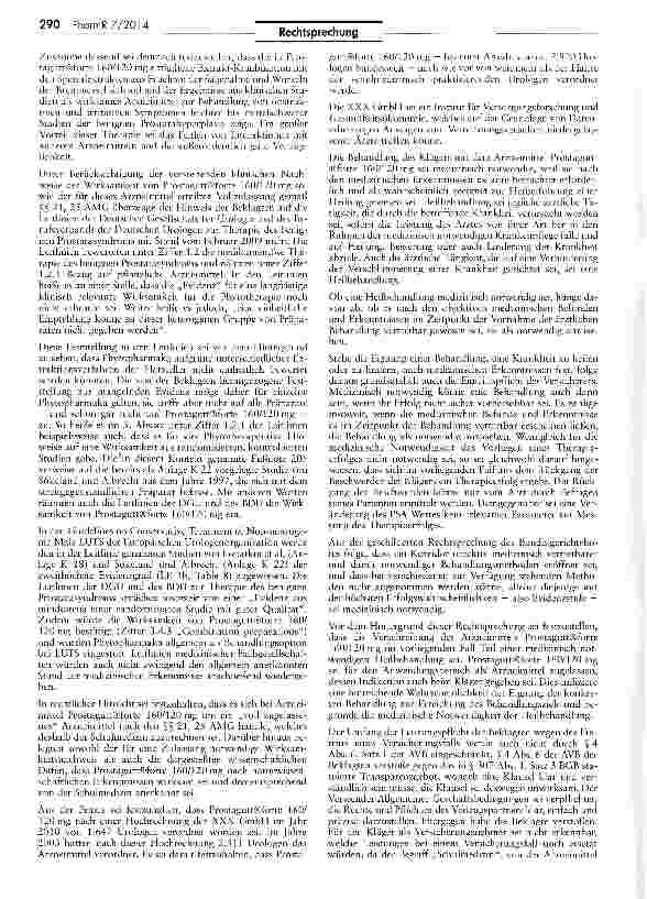 Vorschauseite 3: Erstattung von Arzneimittelkosten in der PKV MB/KK $ 1 I und 2