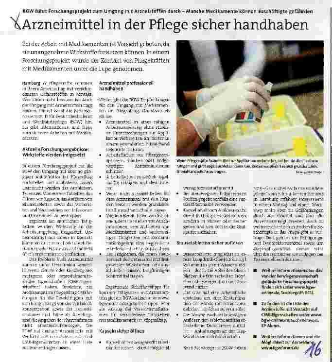 Vorschauseite 1: Arzneimittel in der Pflege sicher handhaben