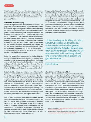 Vorschauseite 3: Zuvorkommende Medizin