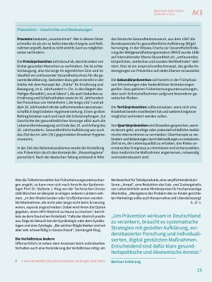 Vorschauseite 4: Zuvorkommende Medizin