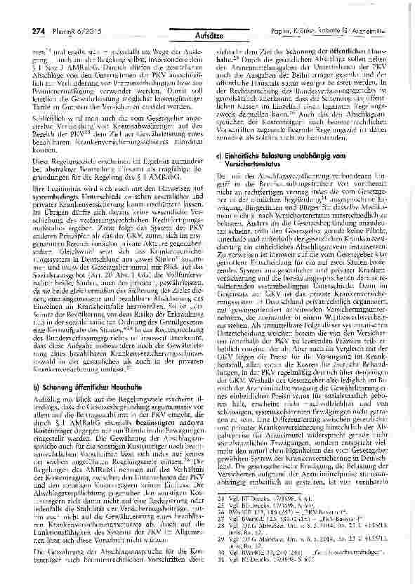 Vorschauseite 6: Verfassungswidrigkeit des Gesetzes über Rabatte für Arzneimittel