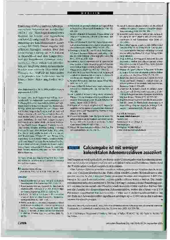Vorschauseite 6: Die kindliche Fettlebererkrankung