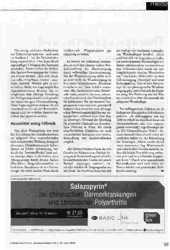Vorschauseite 3: DekubitusDem Druck entgegenwirken