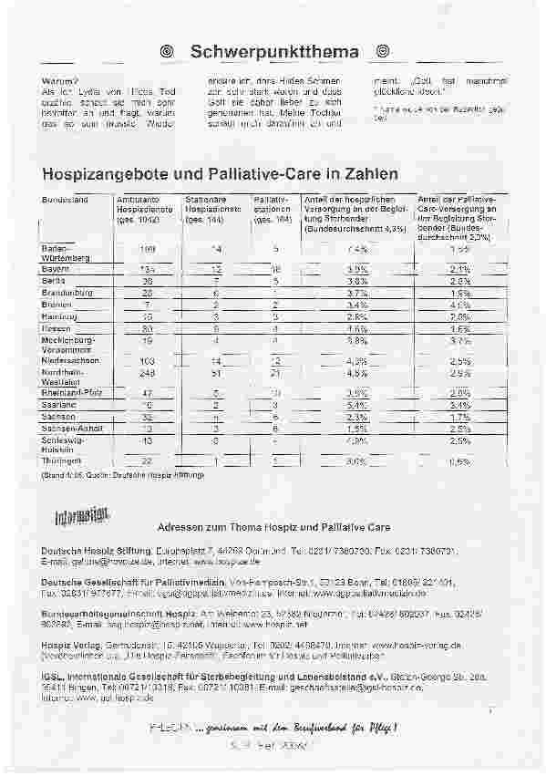 Vorschauseite 2: Mit Kindern ins Hospiz?