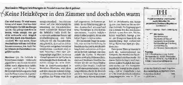 Vorschauseite 1: Keine Heizkörper in den Zimmern und doch schön warm
