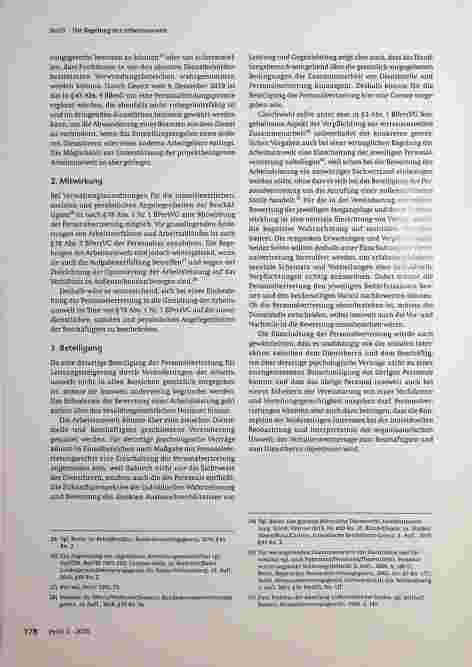 Vorschauseite 4: Die Regelung der Arbeitsumwelt