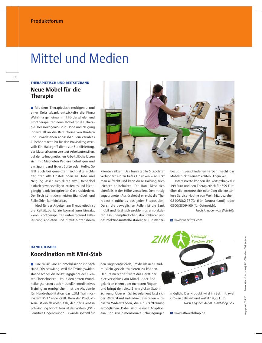 Vorschauseite 1: Mittel und Medien