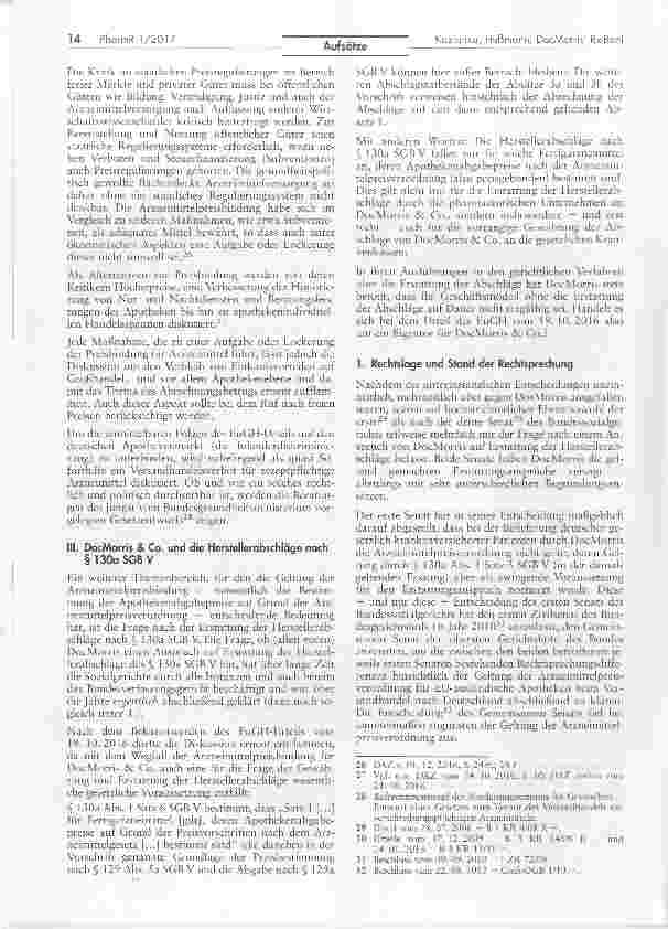Vorschauseite 5: Das EuGH-Urteil zu DocMorris Rx-Boni