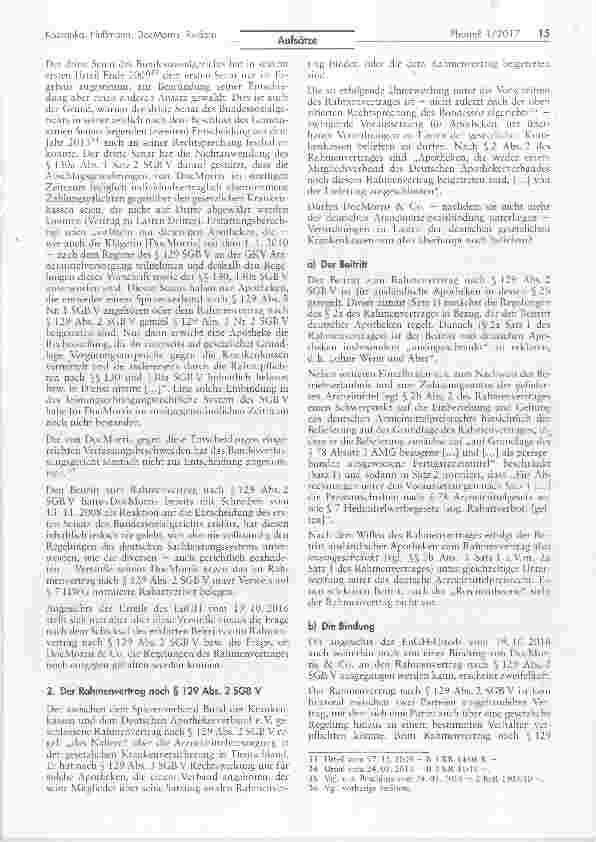 Vorschauseite 6: Das EuGH-Urteil zu DocMorris Rx-Boni