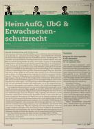 Vorschauseite 1: HeimAufG, UbG & Erwachsenenschutzrecht