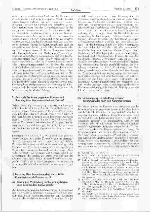 Vorschauseite 3: Antikorruptions-Beratung als Kammeraufgabe?