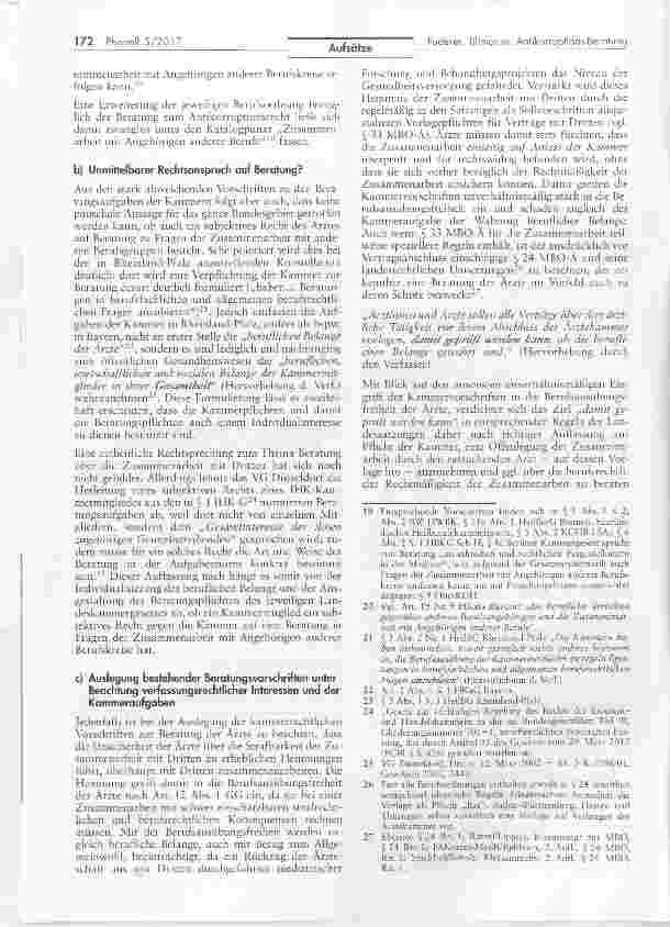 Vorschauseite 4: Antikorruptions-Beratung als Kammeraufgabe?