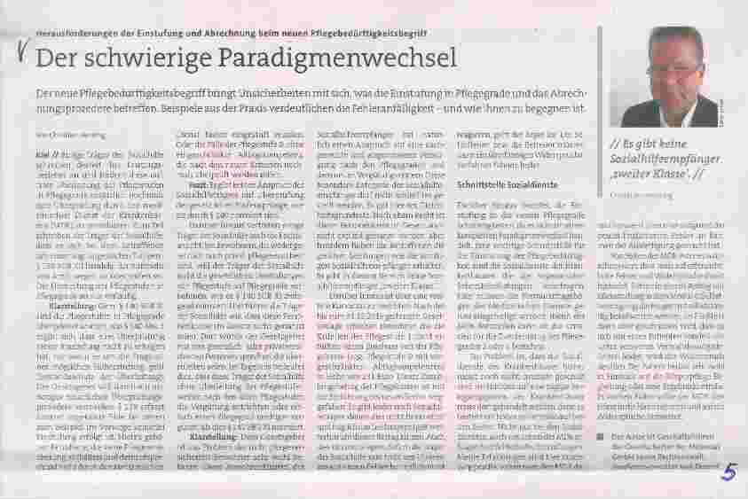 Vorschauseite 1: Der schwierige Paradigmenwechsel