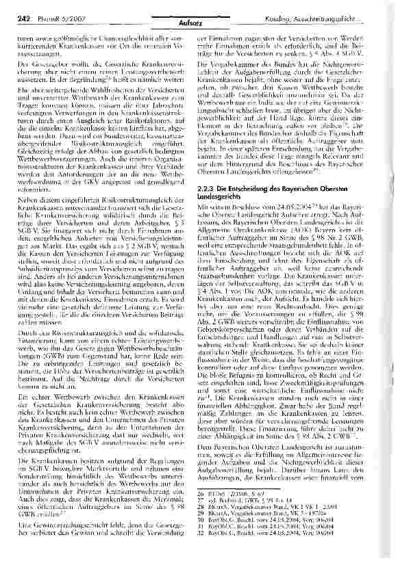 Vorschauseite 4: Ausschreibungspflicht der gesetzlichen Krankenkassen oberhalb der Schwellenwerte