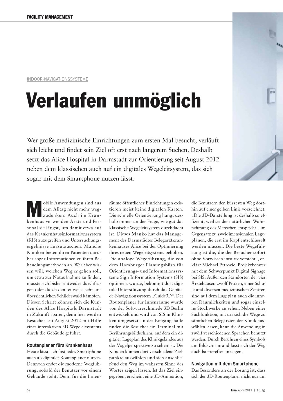 Vorschauseite 1: Verlaufen unmöglich